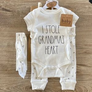 💓Rae Dunn Baby Outfit- 0-3M